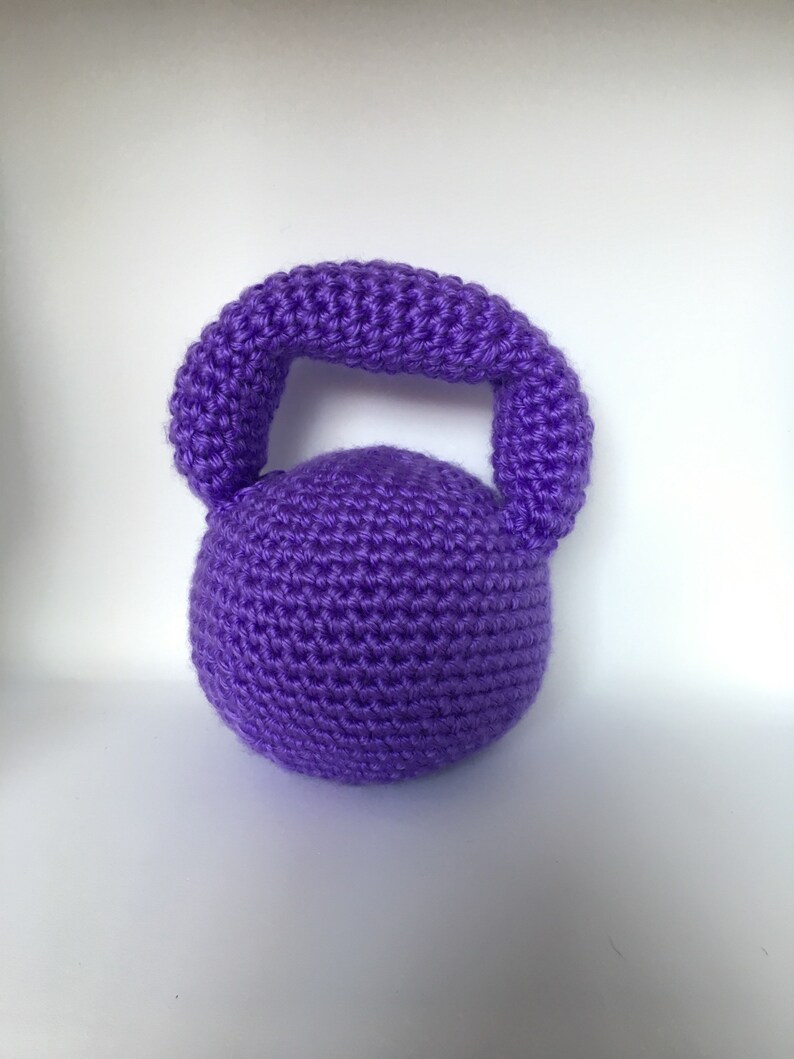Crochet Baby Kettlebell Rattle Etsy