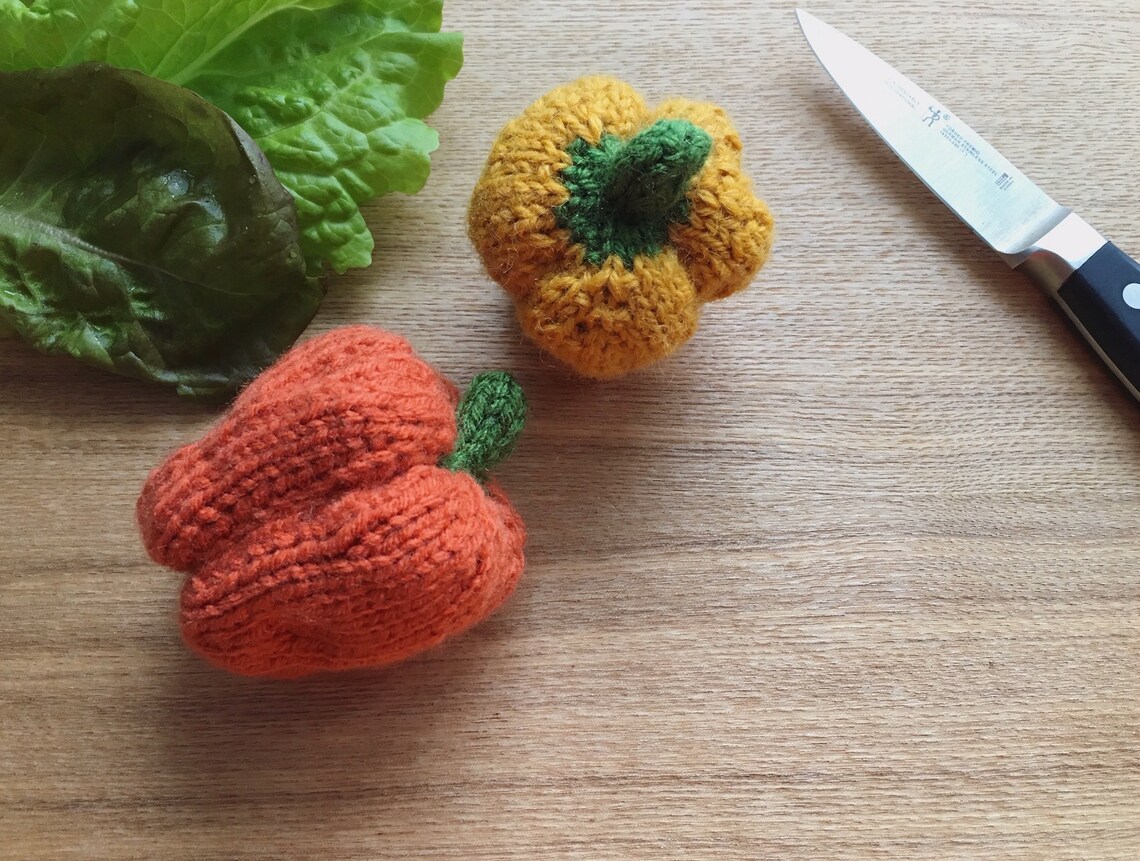 Knitting Pattern_ Vegetable garden 3 Etsy