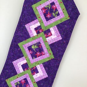 Table Runner, Fuchsias, Coffee, Holiday, Poinsettia, Hanukkah, Purple, Blue