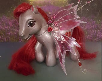 OOAK "Aysha" Custom MLP Rose Fairy Pony