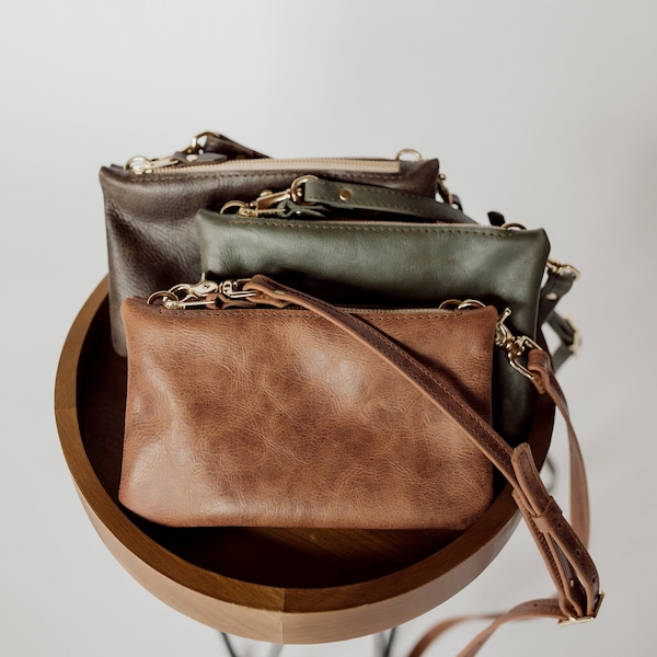 Double Zip Crossbody Etsy