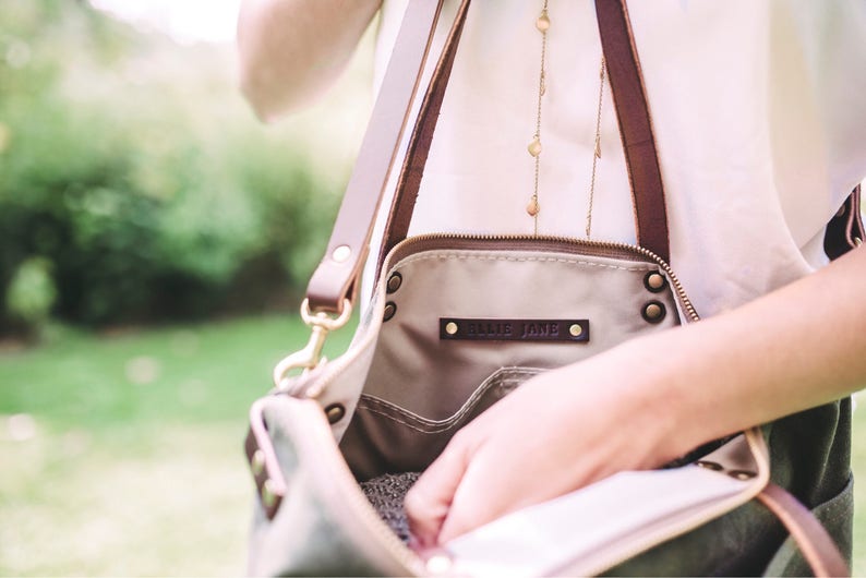 Waxed Canvas Weekend Bag Charcoal Gray Waxed Canvas Tote - Etsy