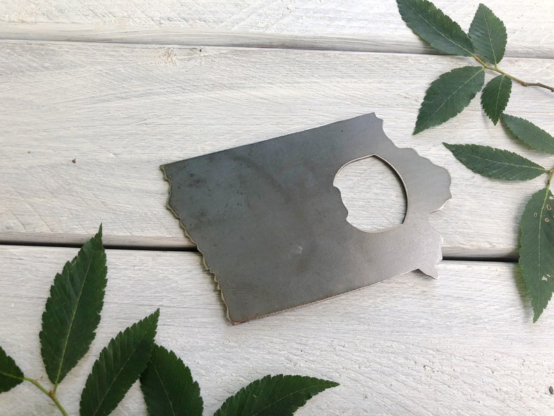 rvmetalshop State Shape Bottle Opener - Thumbnail 3
