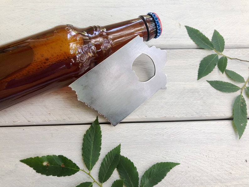 rvmetalshop State Shape Bottle Opener