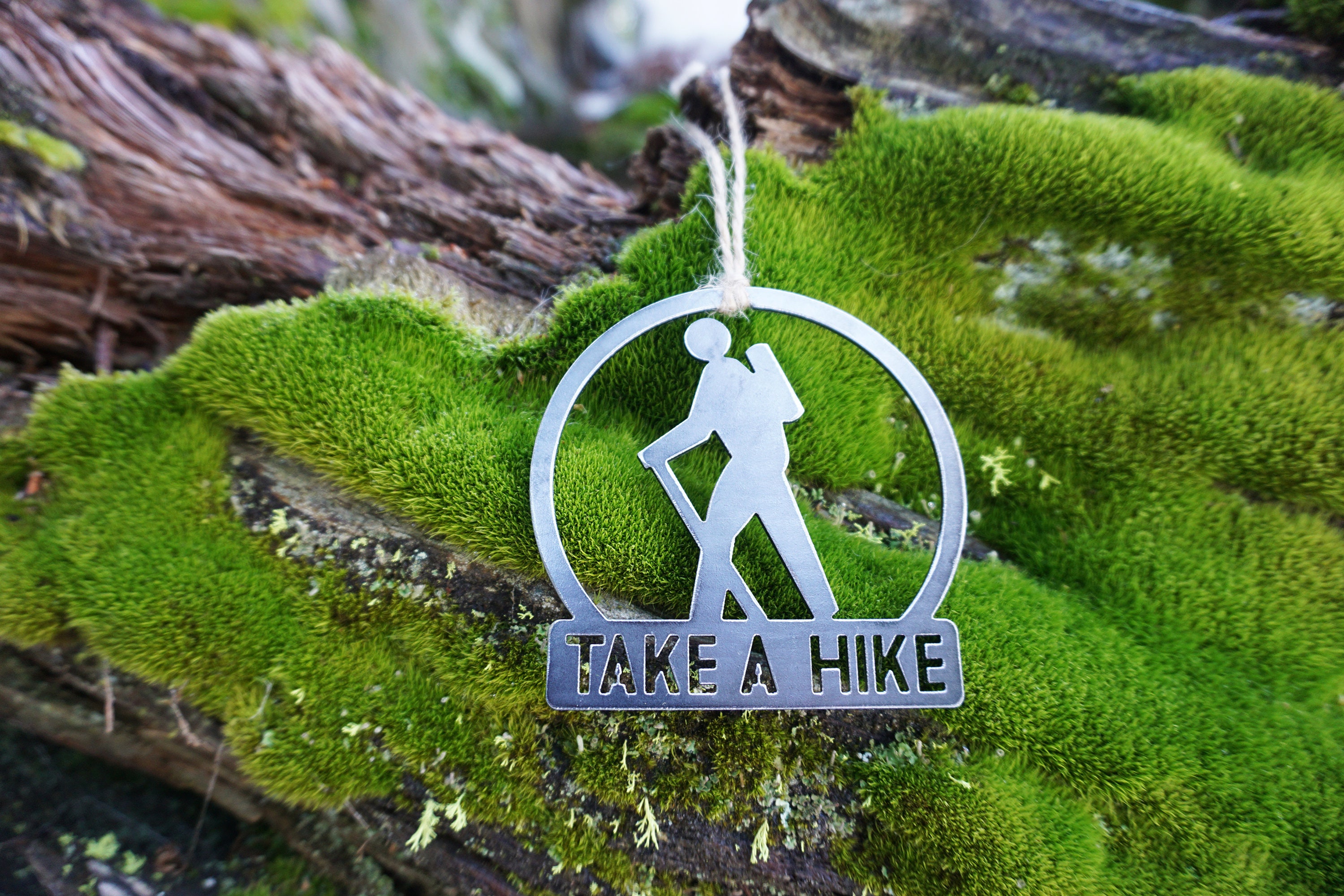Take A Hike Metal Heirloom Ornament Made From Raw Steel Etsy take-a-hike-metal-heirloom-ornament-made-from-raw-steel-etsy