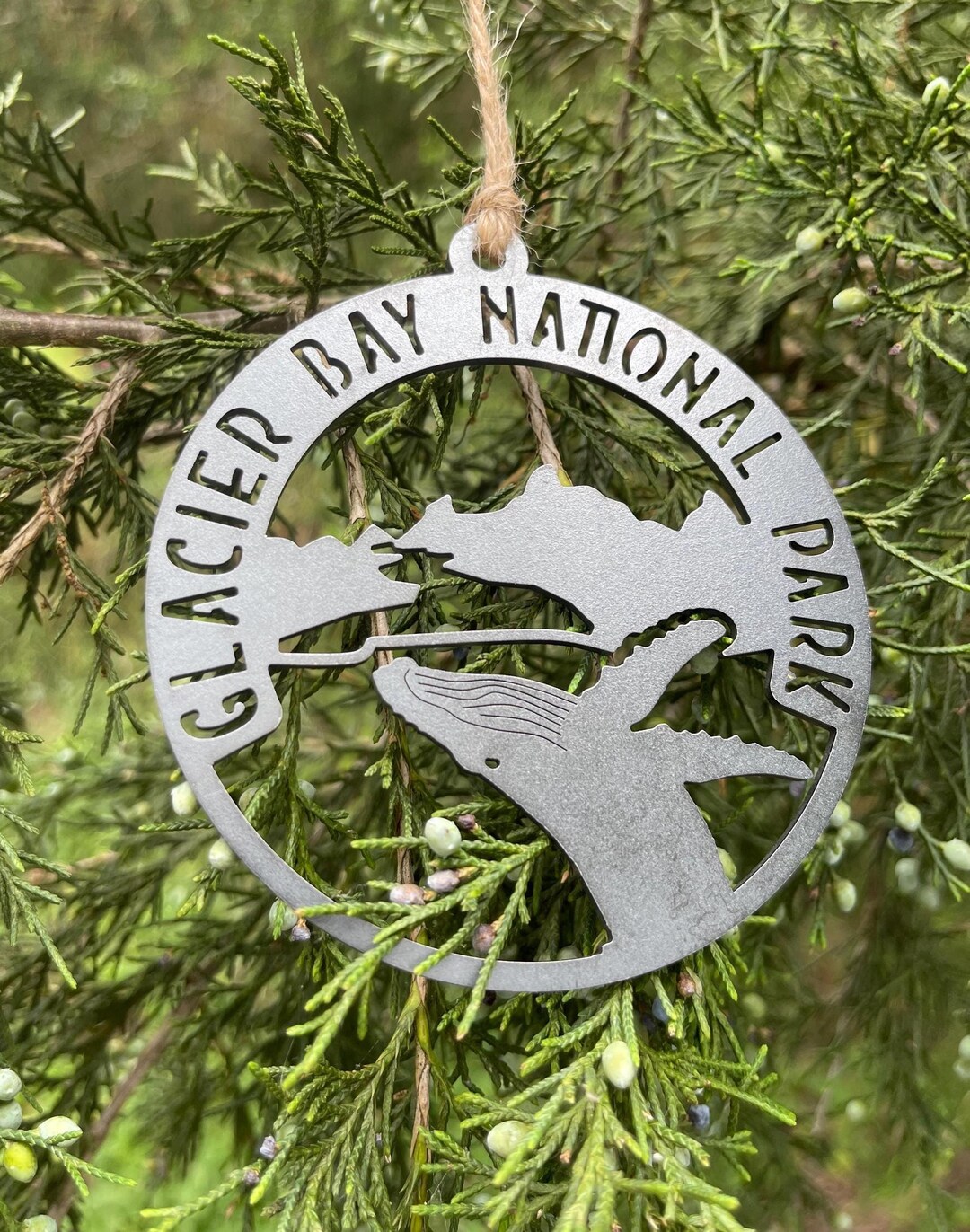 Glacier Bay National Park and Preserve WHALE (3.5") Metal Heirloom ...