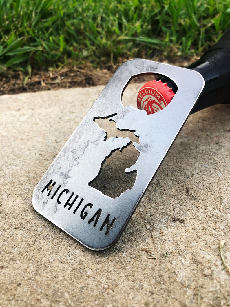 rvmetalshop State Shape Bottle Opener - Thumbnail 3