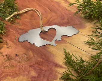 Jamaica Ornament / Made from Raw Steel / Christmas Decoration / Host Gift / Wedding / Housewarming Gift / Sustainable Gift / Anniversary