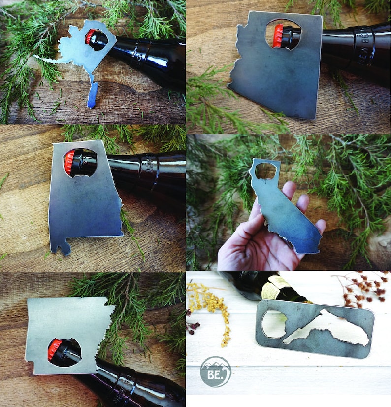 rvmetalshop State Bottle Opener - Thumbnail 4