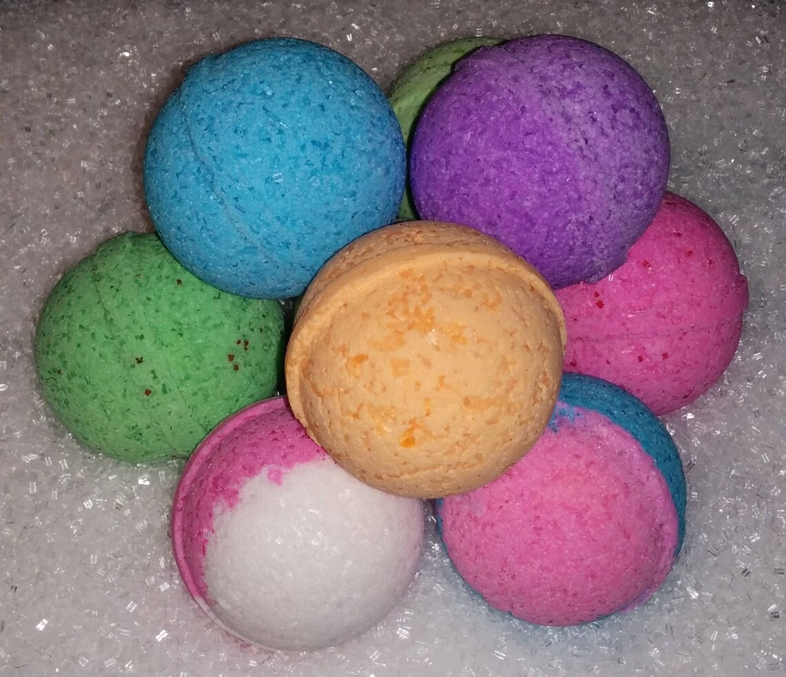 12 BIG 5.5 oz Bath Bombs Random Sampler Wedding Party Etsy