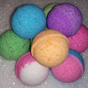 SALE 8 Bath Bombs 5 oz SURPRISE PACK, Mystery Mix, Assorted Bath Bombs, Wholesale Bath Fizz, Random Bath Bomb Set, Best Seller Top Selling image 3