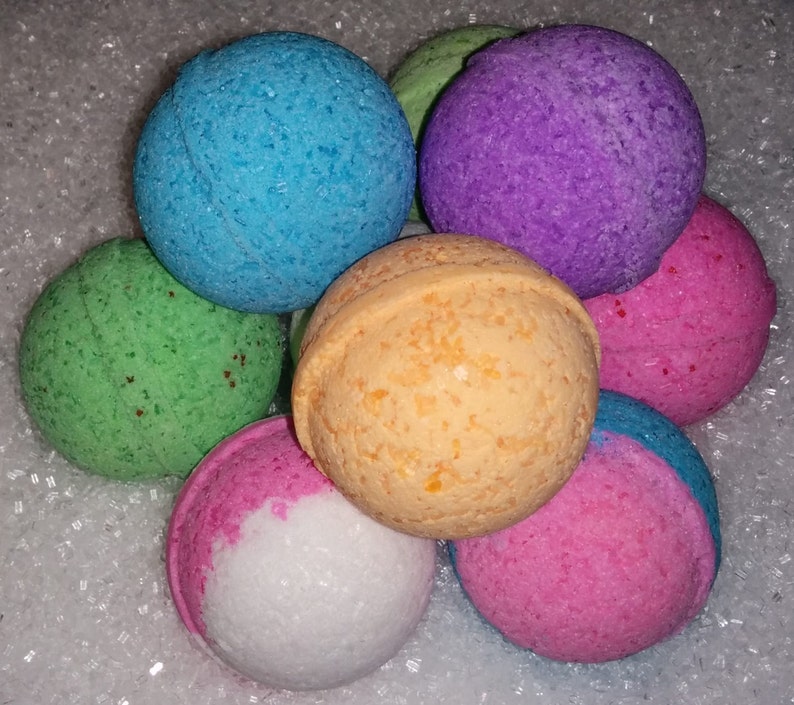 SALE 8 Bath Bombs 5 oz SURPRISE PACK, Mystery Mix, Assorted Bath Bombs, Wholesale Bath Fizz, Random Bath Bomb Set, Best Seller Top Selling image 3