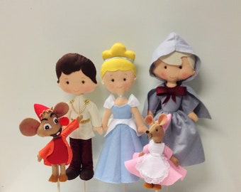 Princess Cinderella Centerpiece Cinderella Decoration 16" Princess Centerpiece Birthday Decoration