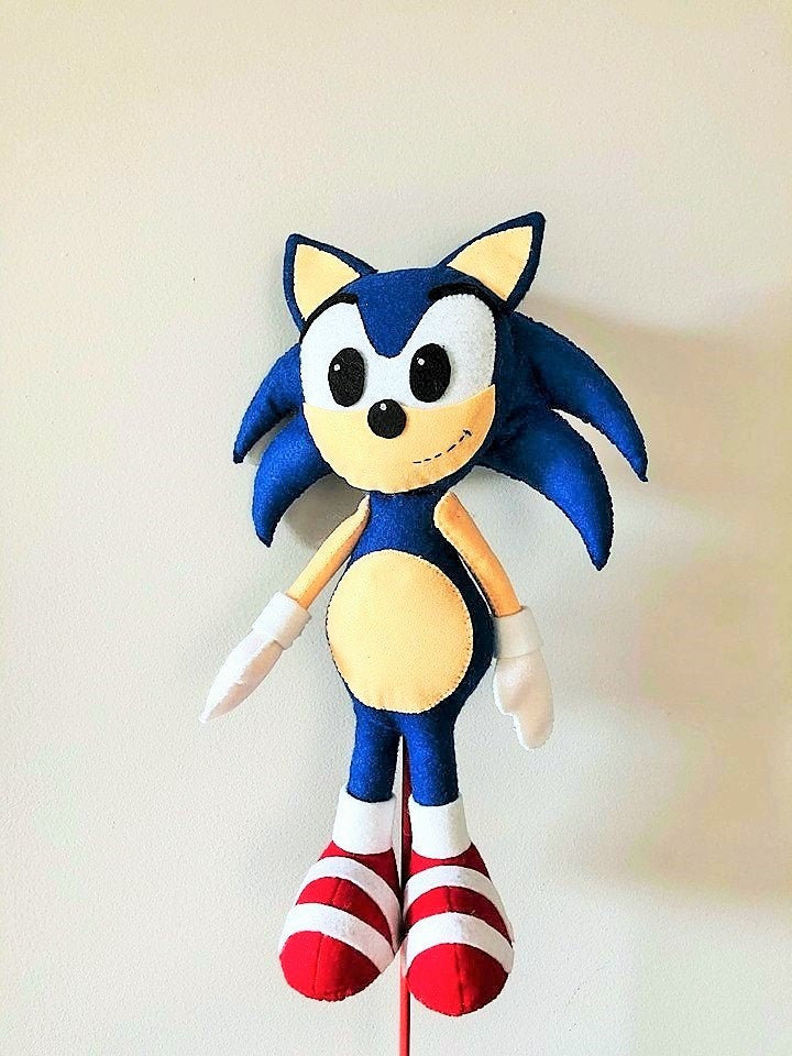 Sonic The Hedgehog Centerpiece 24 Birthday Party Room Decoration Room Decor Handmade