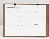 2015 calendrier minimal et fonctionnel imprimable