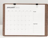 2015 minimum and functional calendar printable