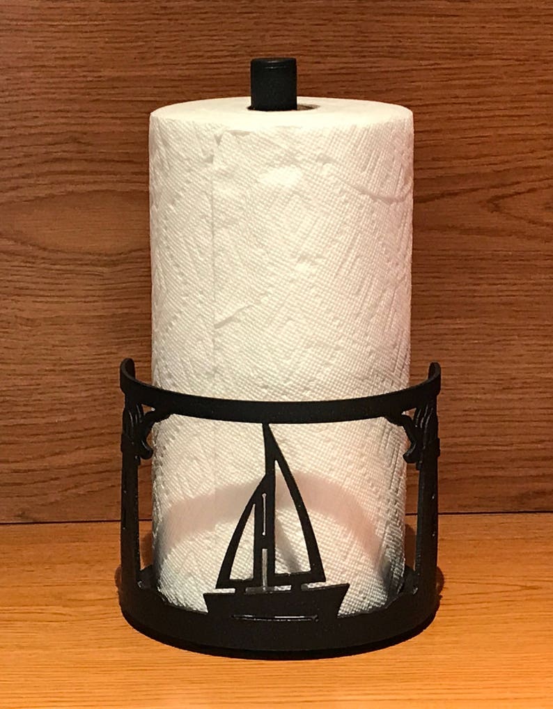 sailboat paper towel holder