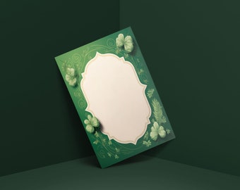 St. Patrick&#39;s Day Party Invitation Card Illustration