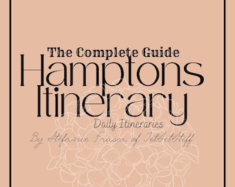 Hamptons, Nueva York ¡Itinerario de viaje diario! Bahías de Hampton, Southampton, West Hampton, East Hampton, Bridgehampton, Sag Harbor