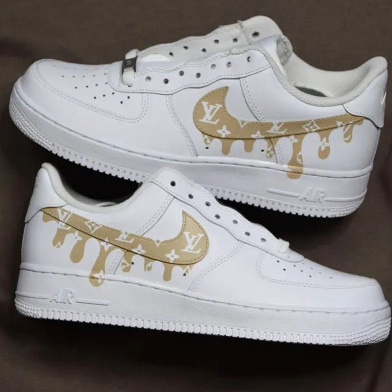 Gold Drip Luxury Custom Sneaker Custom Shoes Sneakers - Etsy Canada
