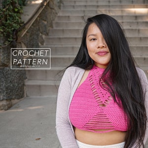 RYDER - Crochet Halter Pattern - 4 Sizes, Instant PDF Download (digital)