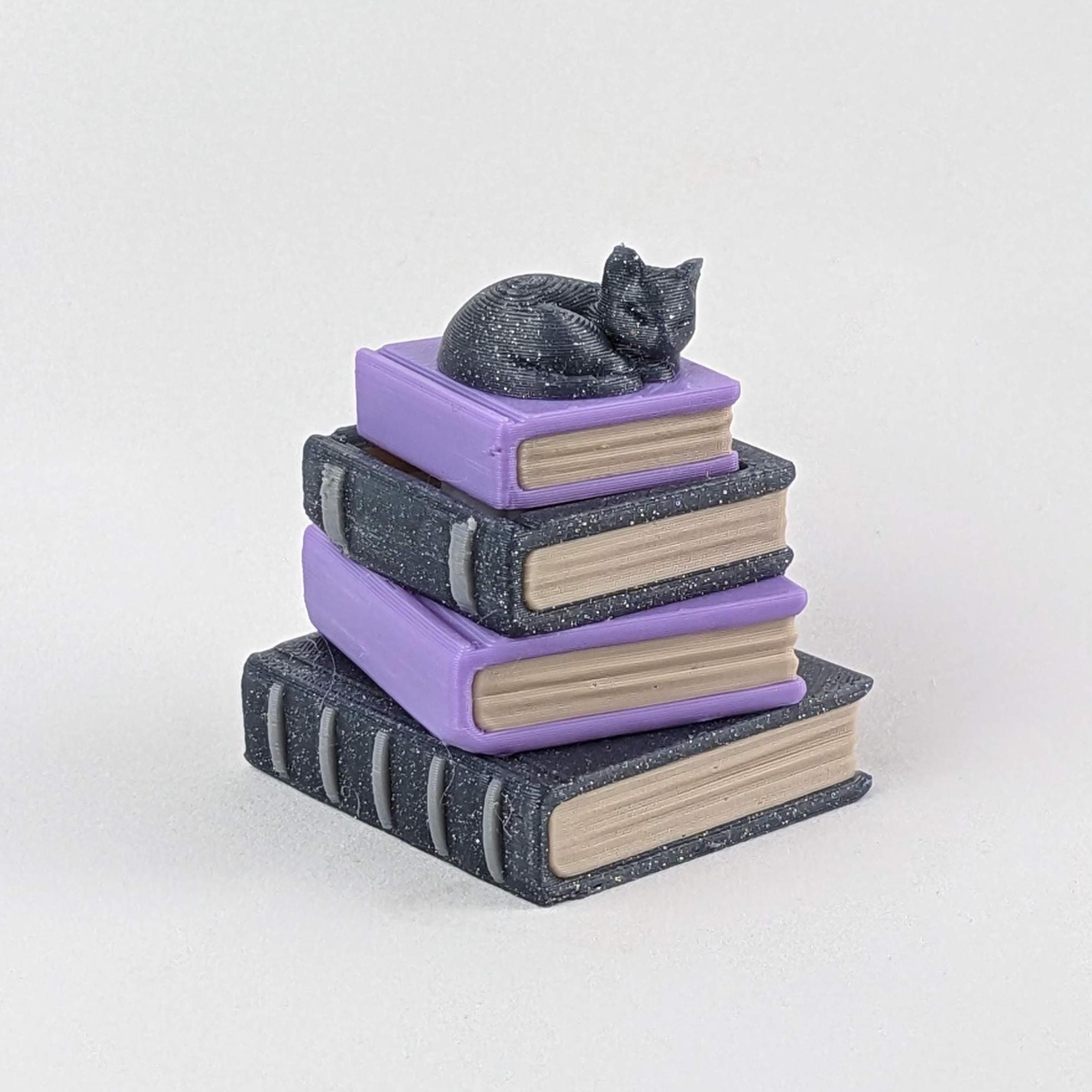 カスタマイズ可能な猫用本スタックフィジェットクリッカー - Etsy 日本