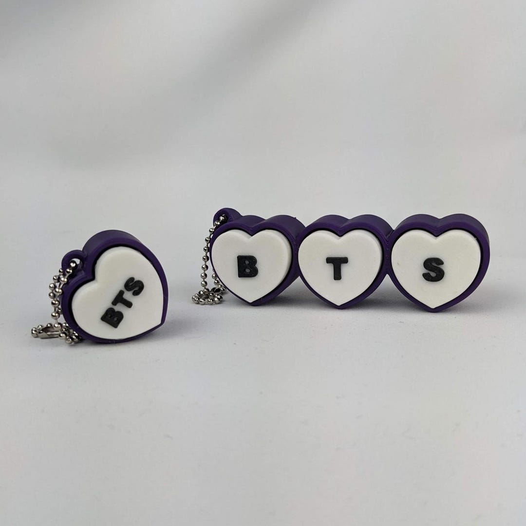 BTS Candy Heart Inspired Single of Triple Fidget Clicker - Etsy
