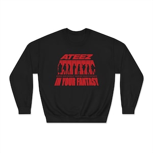 Ateez In Your Fantasy Fan Made US Tour 2025 Unisex DryBlend® Crewneck Sweatshirt