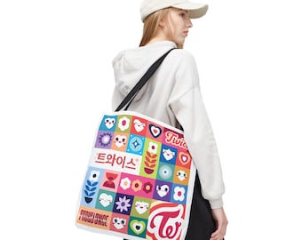 Twice Retro Tote Bag, Twice This is for Tote, Tote Bag for Once