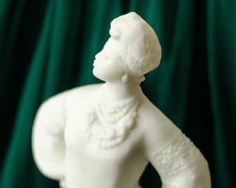 Witch statue "SOLOKHA" from Ukraine, Slavic witch decor bedroom, Ukrainian gifts