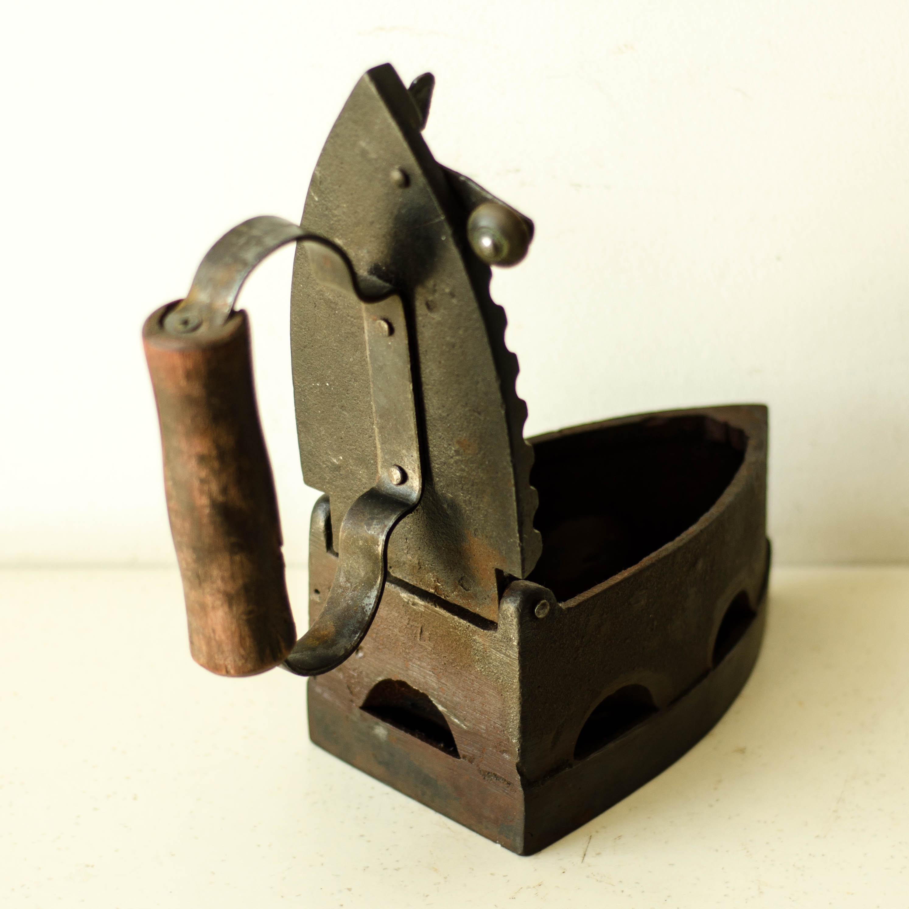 Coal Iron Antique Cast Iron for Clothes Vintage Tools for Etsy