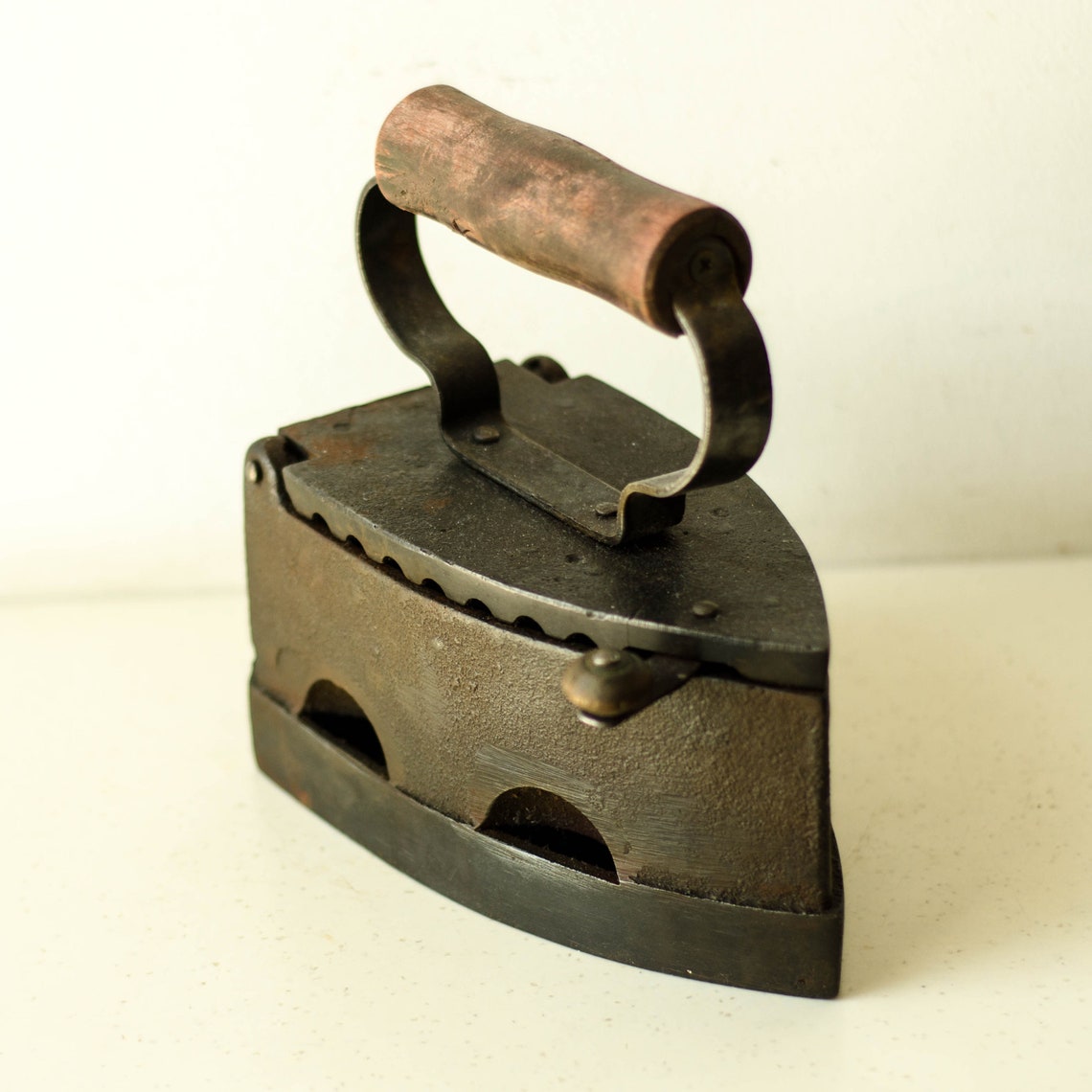 Coal Iron Antique Cast Iron for Clothes Vintage Tools for Etsy