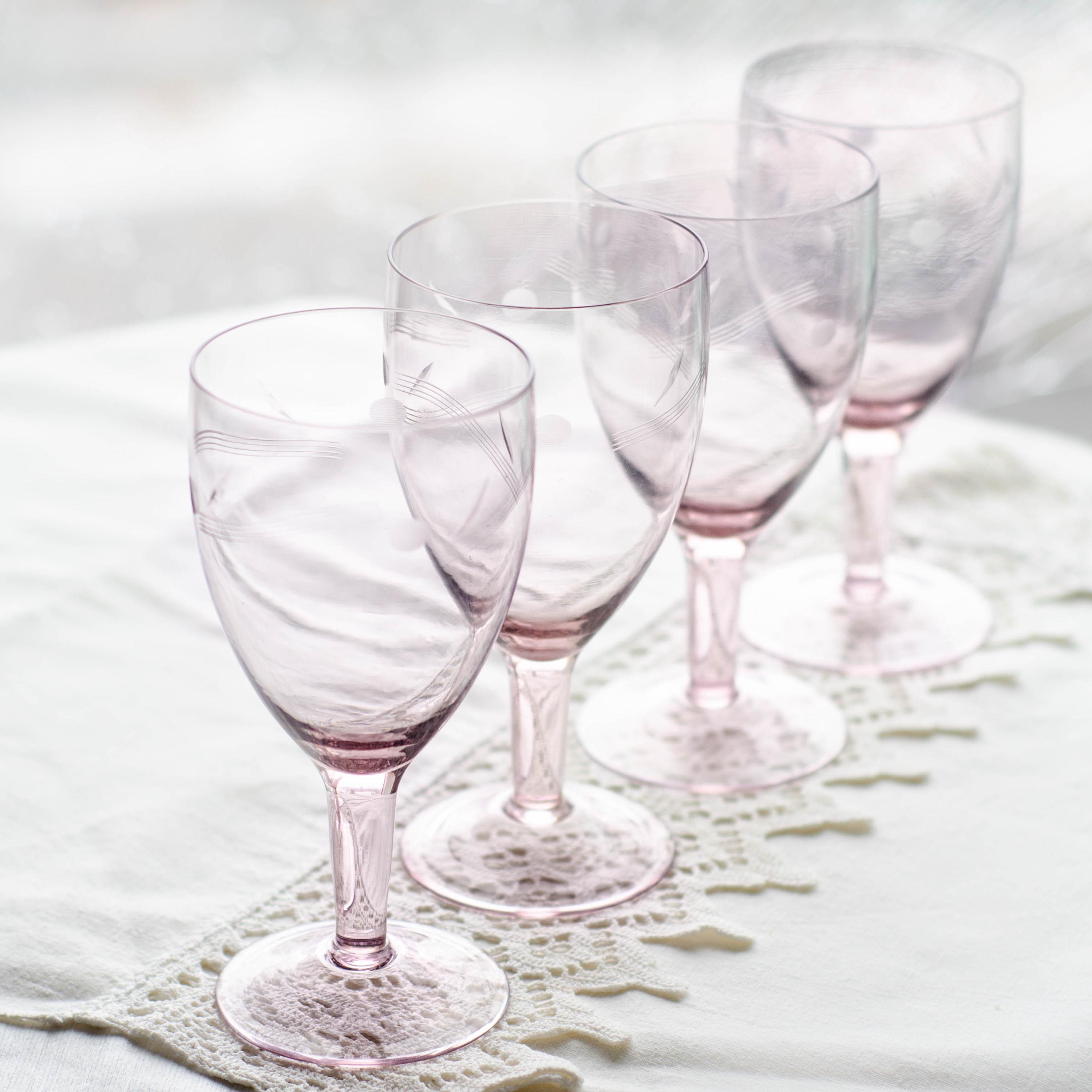 Skinny Stem Wine Glasses - Etsy