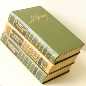 Master and Margarita, BULGAKOV classic novels in 3 volumes, Book lover gift