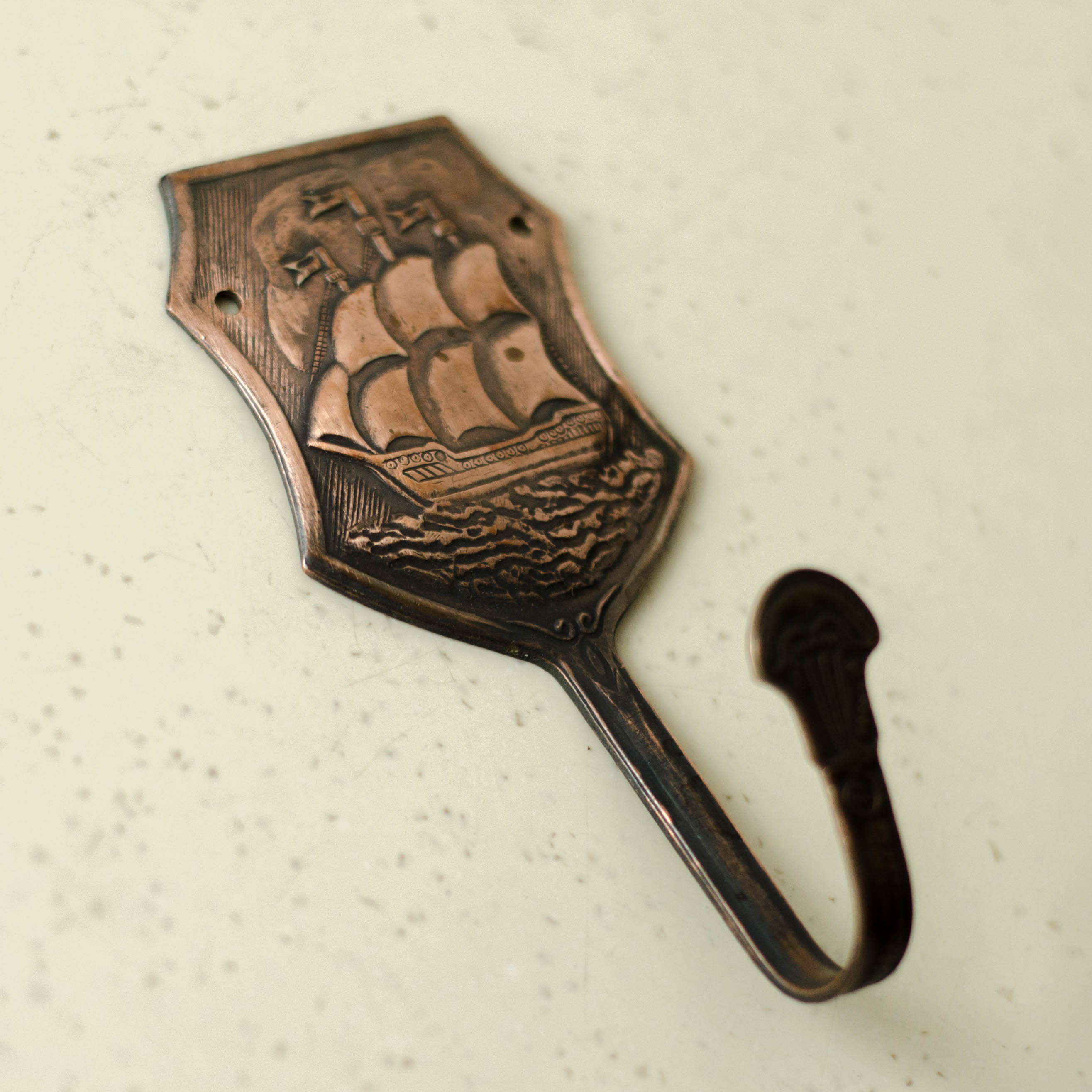 Brass Wall Hook SAIL BOAT Coat Rack Wall Mount Sailing Gifts Etsy