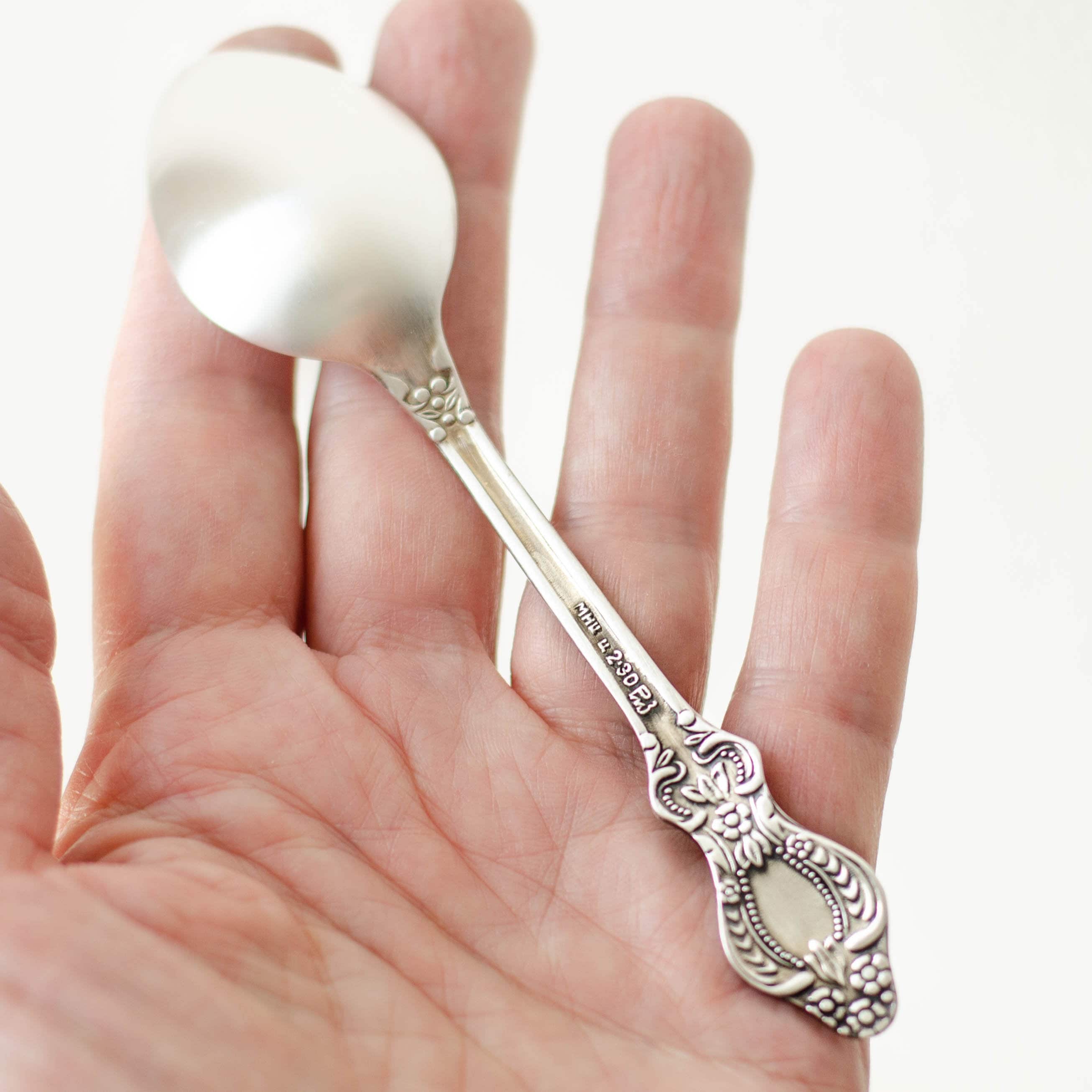 Soviet Vintage Tea Spoons, Teaspoon Silverware Set, Tea