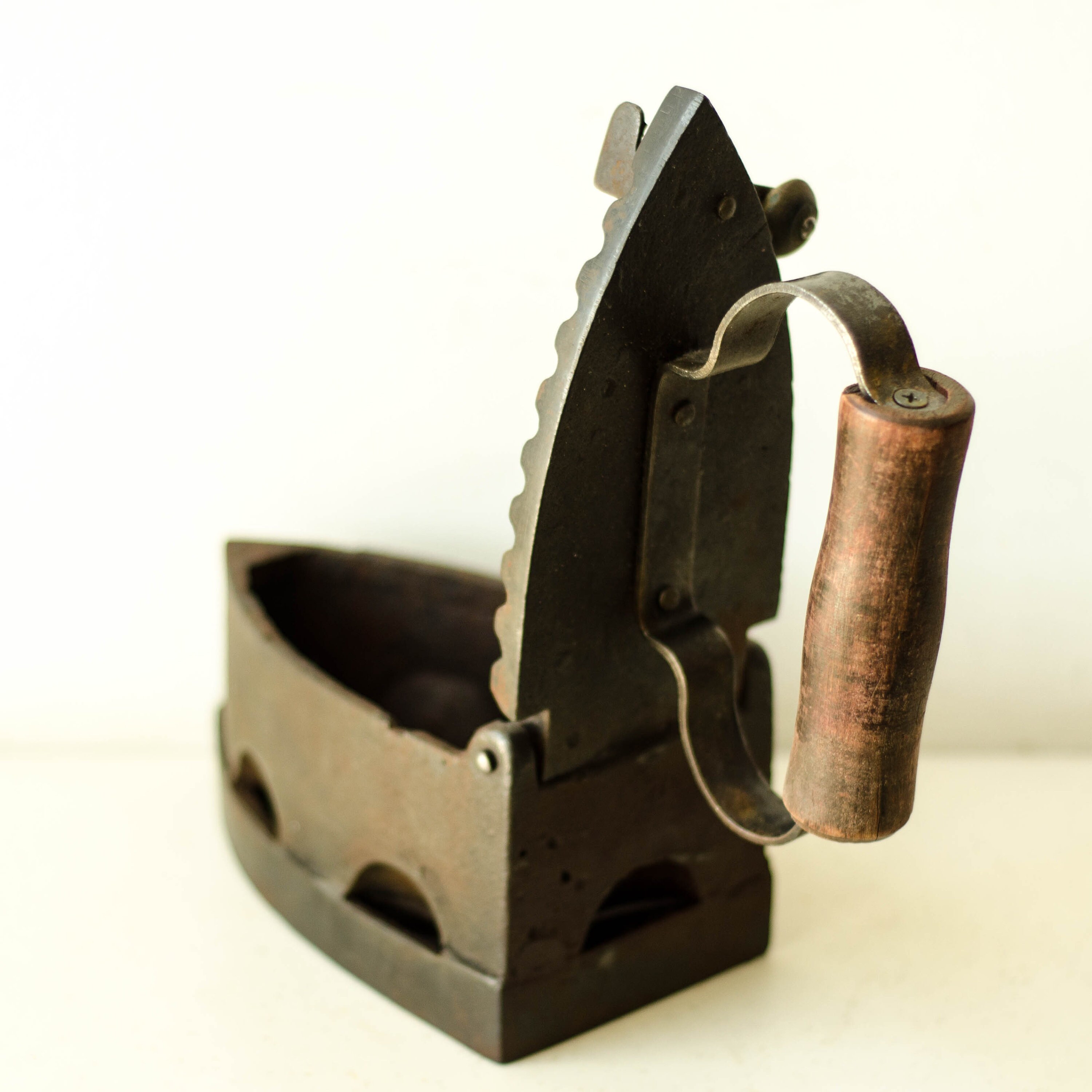 Coal Iron Antique Cast Iron for Clothes Vintage Tools for Etsy