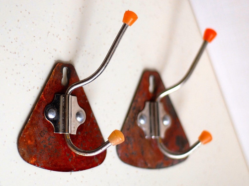 Wall Mounted Coat Rack Set Of 2 Dual Coat Hook Decorative Wall Etsy