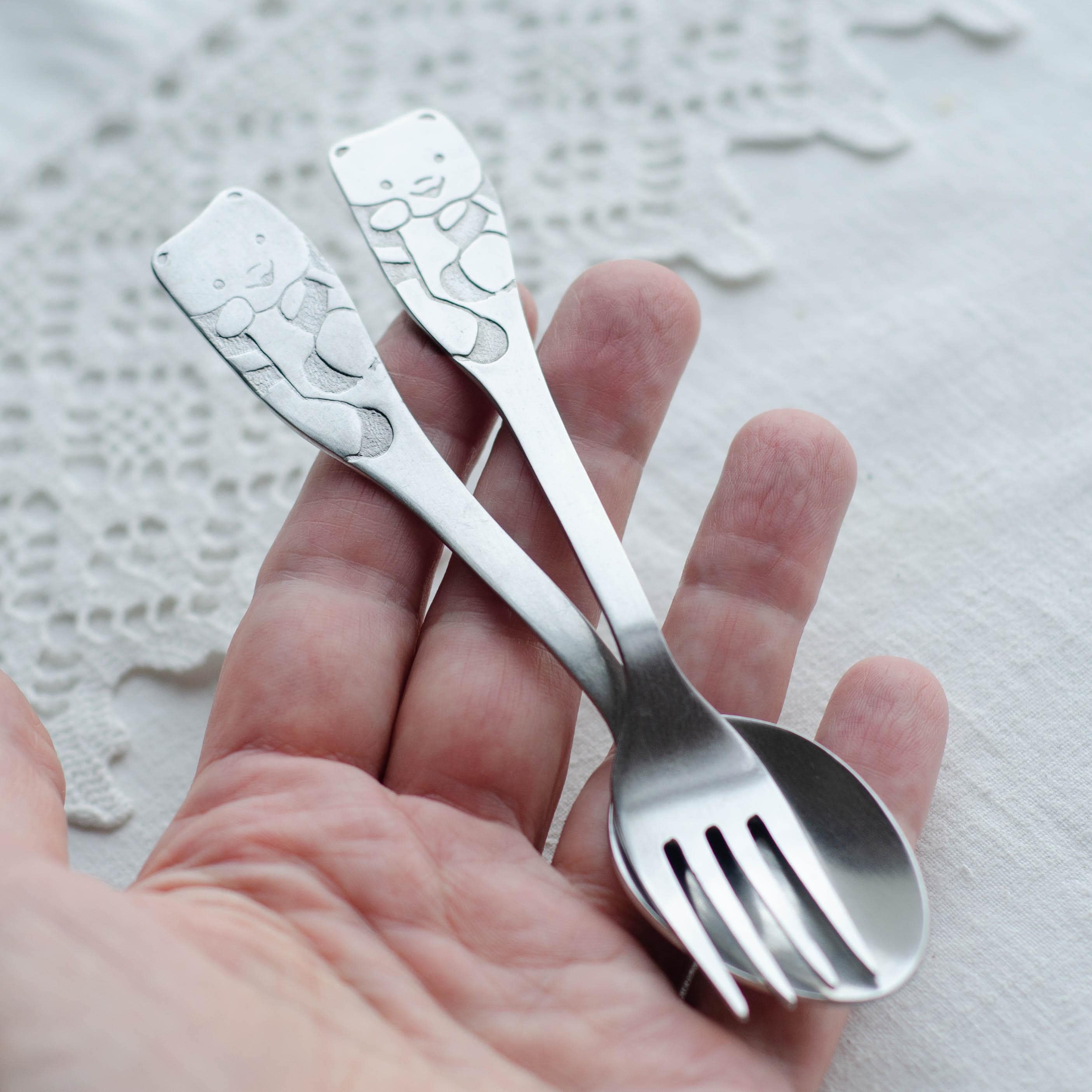 Baby Hogan White カトラリー(スプーン等) Spoon UK Etsy - Pusher and Spoon Baby Vintage American Native カトラリー(スプーン等)
