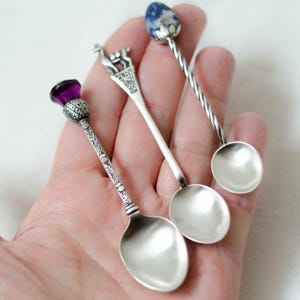 Collectible mini spoons: Souvenir spoons from Peru & Chile - Unique espresso coffee gifts