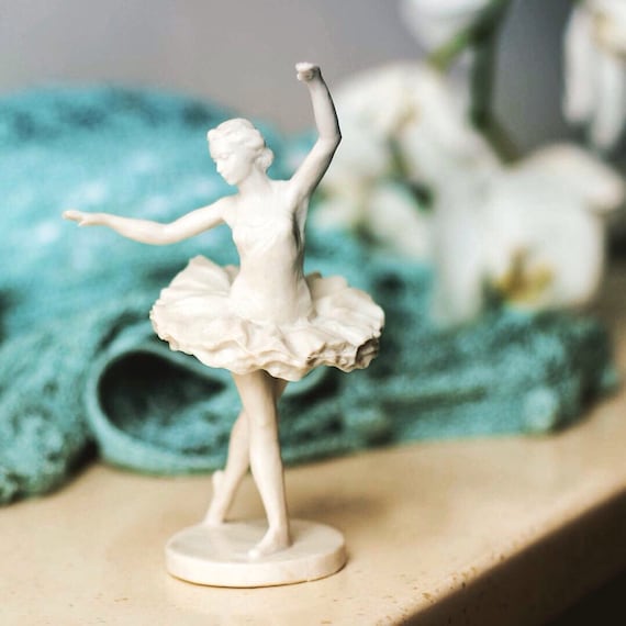 Antique BALLERINA Mid Century Figurine Swan Lake Ballerina Ballet Teacher Gift From Ukraine Etsy Canada