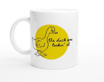 For Duck Sake Mug Ceramic Novelty Present Gift Funny Cup