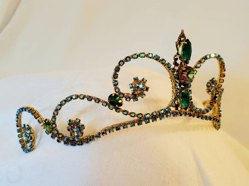 Emerald AB Rhinestone Tiara Jill Ready to Ship Ballet Headpiece Raymonda Esmerelda Grand Pas Classique image 2