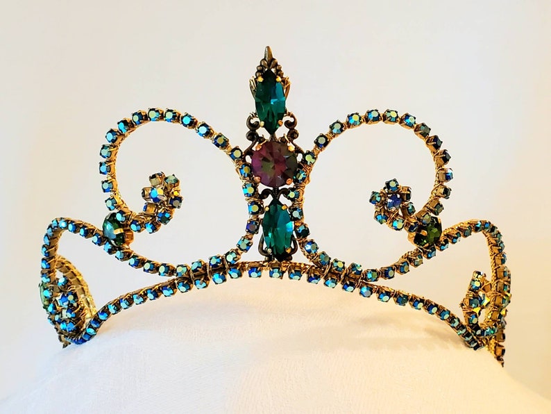 Emerald AB Rhinestone Tiara Jill Ready to Ship Ballet Headpiece Raymonda Esmerelda Grand Pas Classique image 1