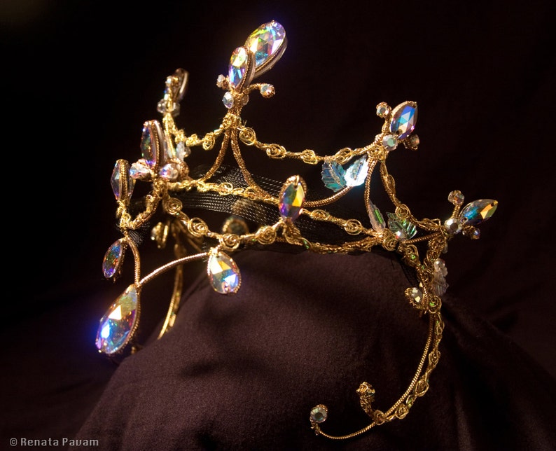 Rhinestone Ballet Tiara Made-to-order Headpiece Dryad Queen image 2