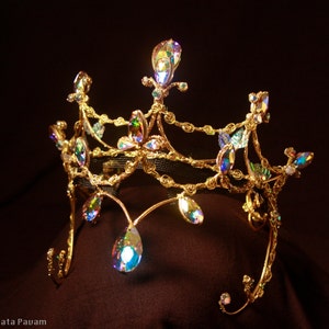 Tiara de ballet con diamantes de imitación - Tocado hecho a medida - Dryad Queen