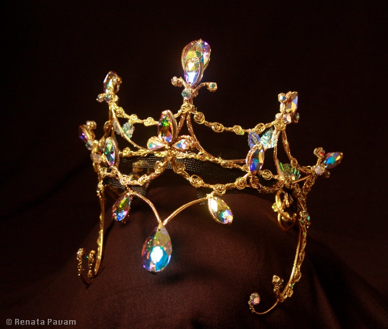 Rhinestone Ballet Tiara Made-to-order Headpiece Dryad Queen image 1