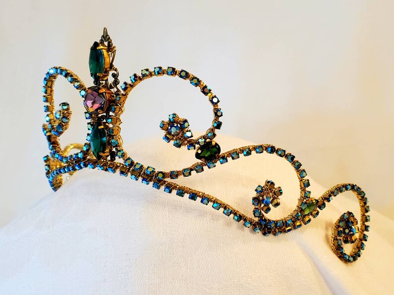 Emerald AB Rhinestone Tiara Jill Ready to Ship Ballet Headpiece Raymonda Esmerelda Grand Pas Classique image 4