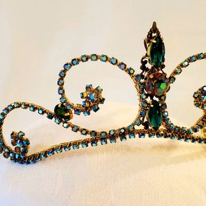 Emerald AB Rhinestone Tiara Jill Ready to Ship Ballet Headpiece Raymonda Esmerelda Grand Pas Classique image 3