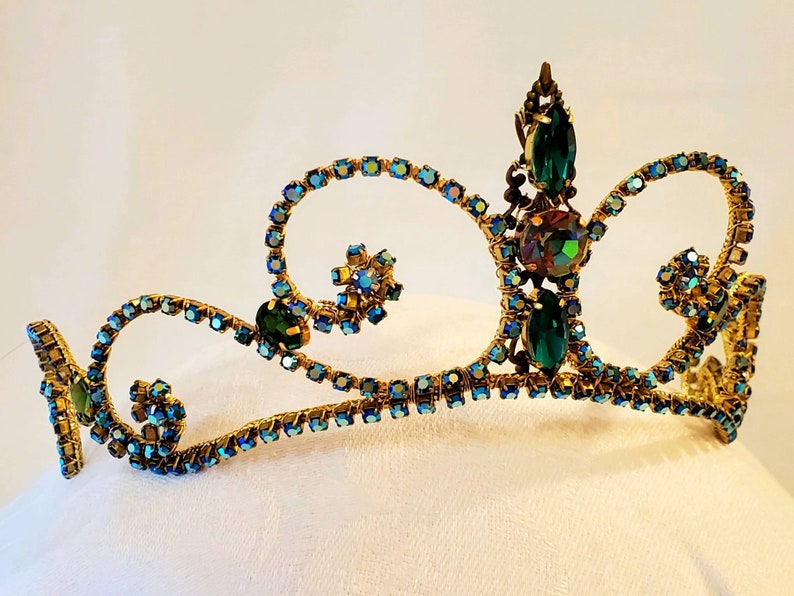 Emerald AB Rhinestone Tiara Jill Ready to Ship Ballet Headpiece Raymonda Esmerelda Grand Pas Classique image 3